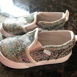 Toddler glitter vans